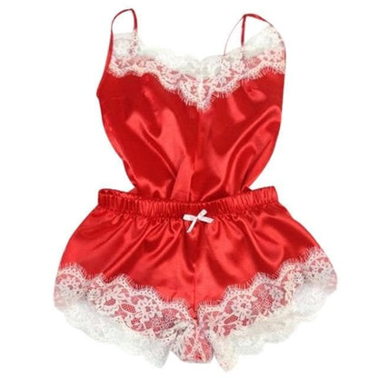 Silk Lace Sleepwear Lingerie Set MK14545