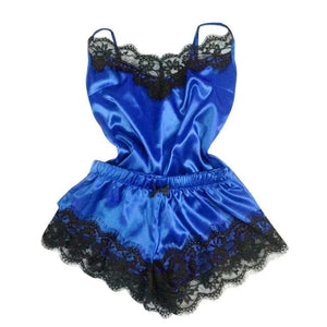Silk Lace Sleepwear Lingerie Set MK14545