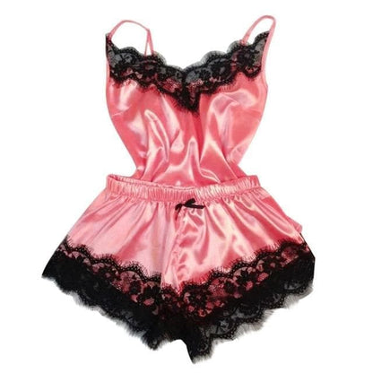 Silk Lace Sleepwear Lingerie Set MK14545