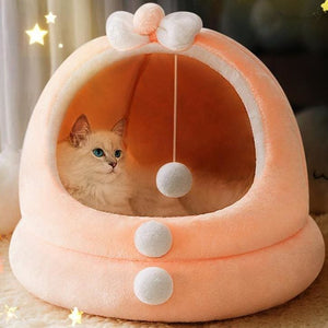 Soft Comfy Cute Pastel Cat House MM1641 - KawaiiMoriStore