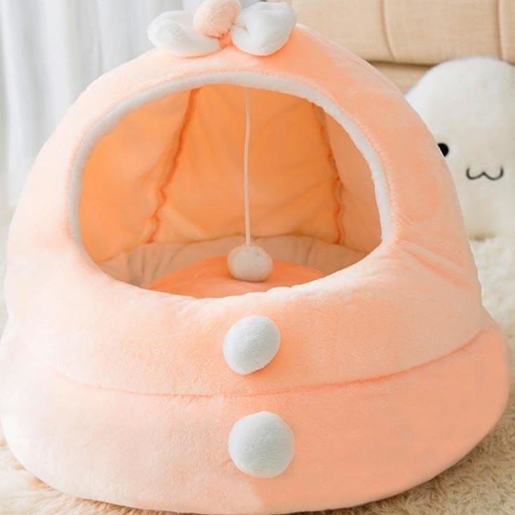 Soft Comfy Cute Pastel Cat House MM1641 - KawaiiMoriStore