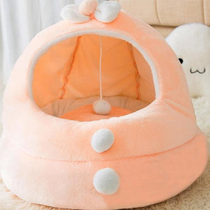 Soft Comfy Cute Pastel Cat House MM1641 - KawaiiMoriStore