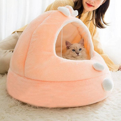 Soft Comfy Cute Pastel Cat House MM1641 - KawaiiMoriStore