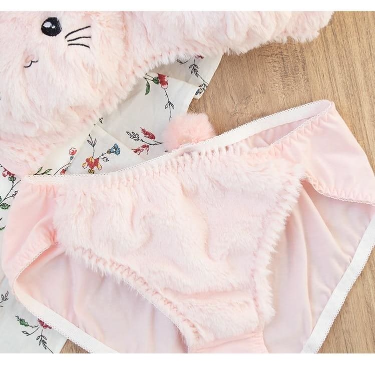 Soft Fuzzy Kitten Kawaii Princess Lingerie Set - Soft Fuzzy 