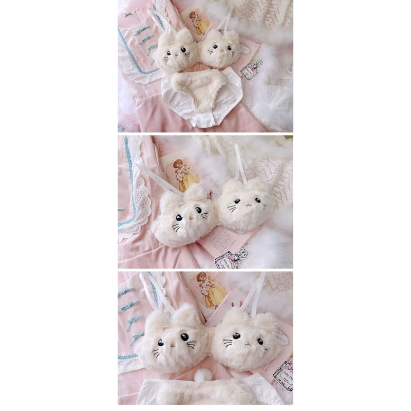 Soft Fuzzy Kitten Kawaii Princess Lingerie Set - Soft Fuzzy 