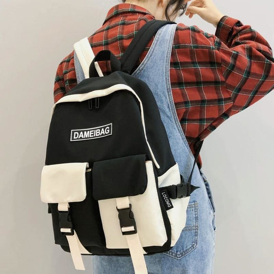 Soft Girl Teenage Backpack - backpack