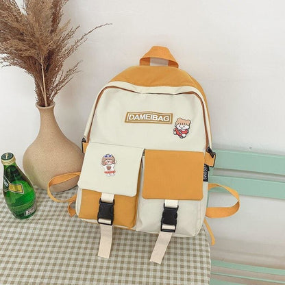 Soft Girl Teenage Backpack - backpack