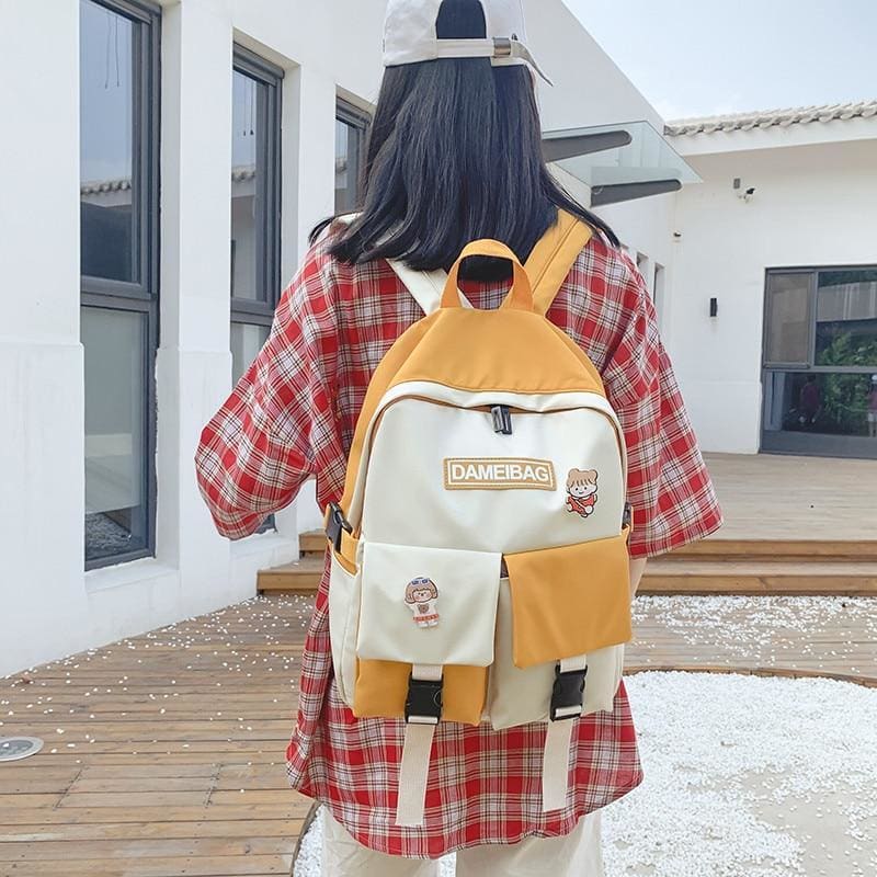 Soft Girl Teenage Backpack - backpack