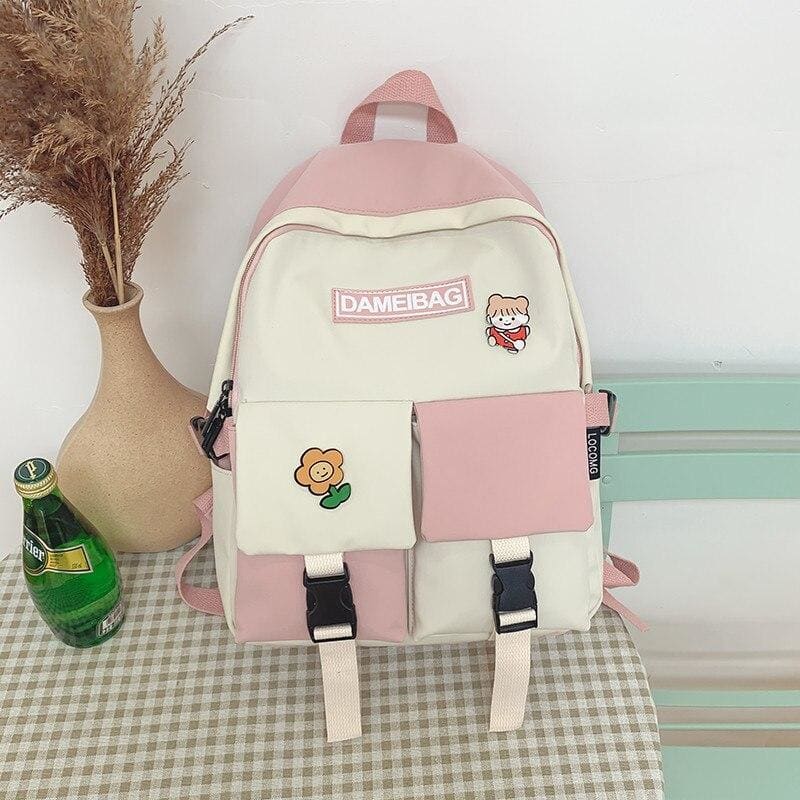 Soft Girl Teenage Backpack - backpack