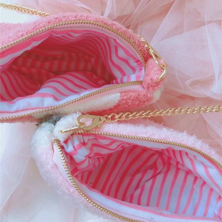 Soft Watermelon Pastel Kawaii Aesthetic Purse Bag - kawaii 