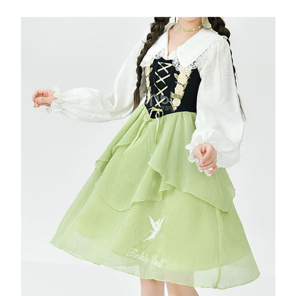 Spring Lovely Flower Girl Green Dress ON622 - dress