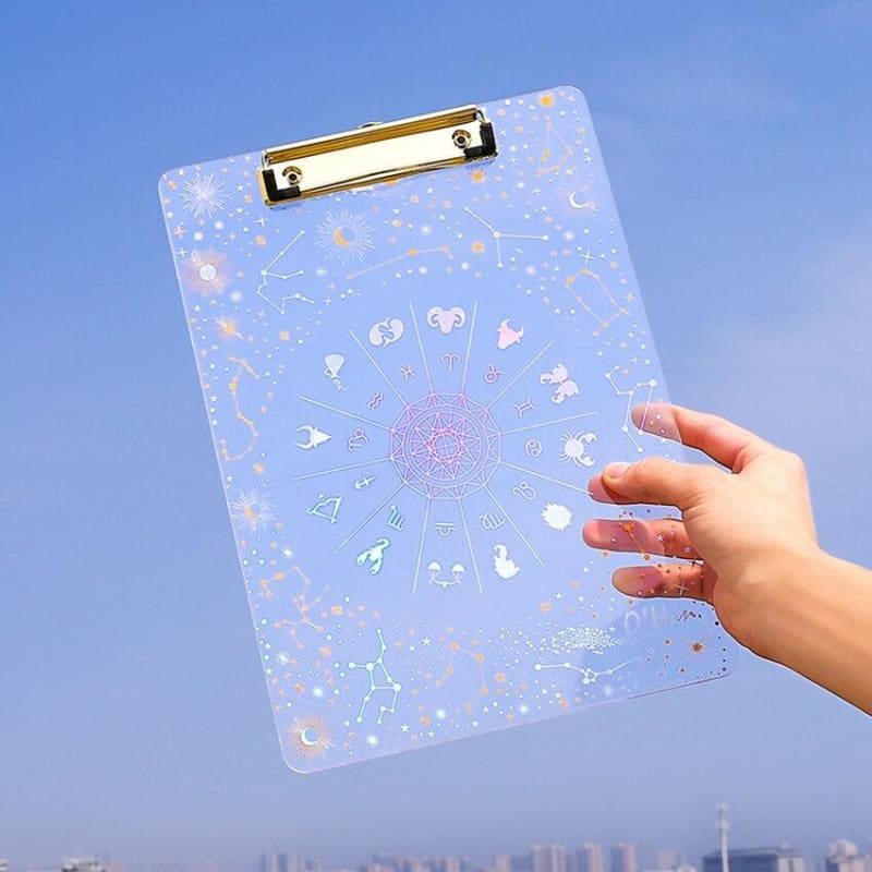 Starry Sky Series Transparent  Writing Board Splint Kids Stationery MK15558 - KawaiiMoriStore