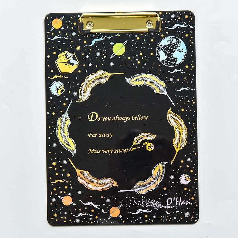 Starry Sky Series Transparent  Writing Board Splint Kids Stationery MK15558 - KawaiiMoriStore