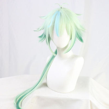 Sucrose Genshin Impact Green Mixed Long Straight Cosplay Wig MK15619 - KawaiiMoriStore