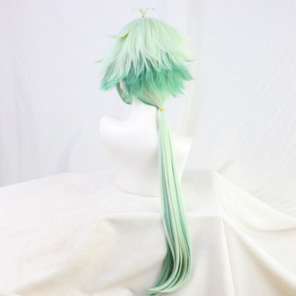 Sucrose Genshin Impact Green Mixed Long Straight Cosplay Wig MK15619 - KawaiiMoriStore