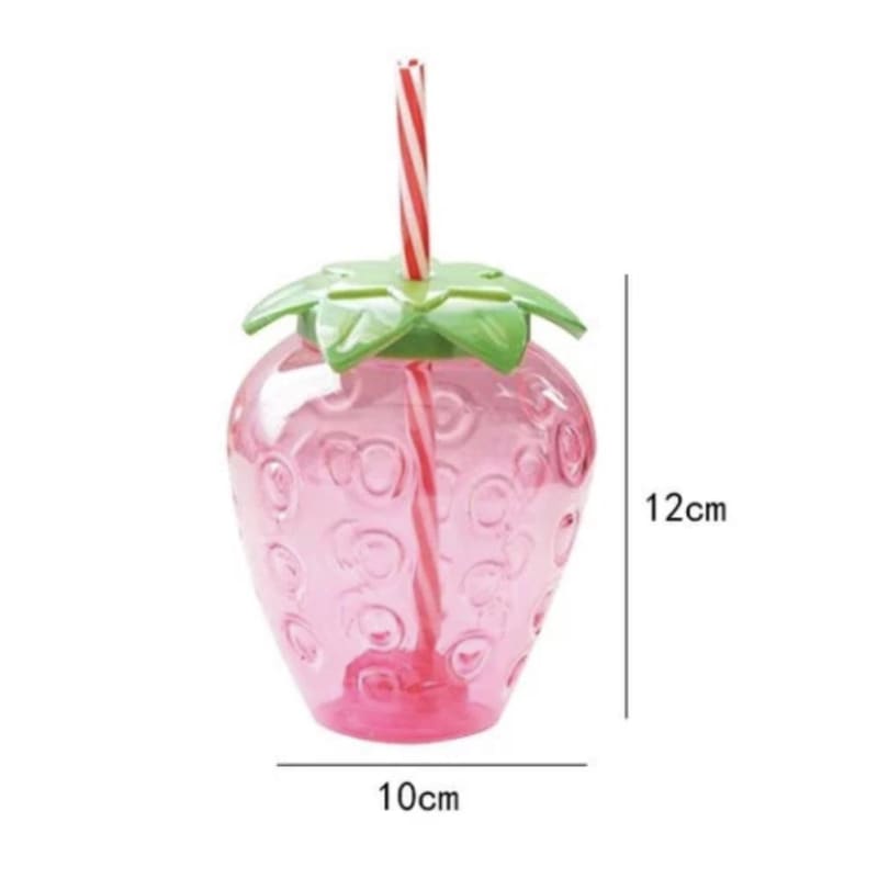 Summer Strawberry Plastic Cute Bottle MK16034 - KawaiiMoriStore