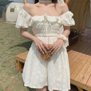 Summer/Spring Cute Daisy Fairy Dress MK16056 - KawaiiMoriStore