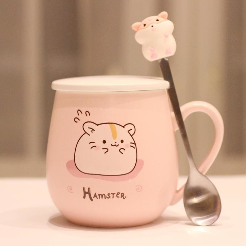 Super Cute Hamster Pattern Ceramic Mug MK15236 - KawaiiMoriStore