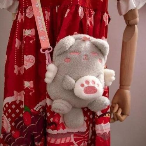 Super Cute Plush Cat Lolita Cosplay JK Dolls Bags MK15349 - KawaiiMoriStore