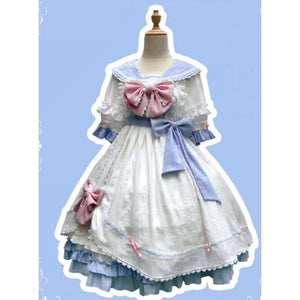 Sweet Bowknot Lolita Dress MK15828 - KawaiiMoriStore