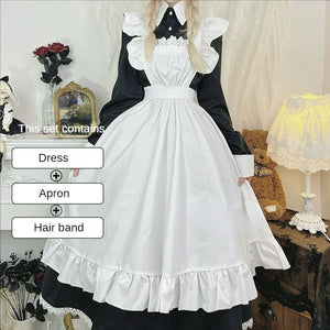 Sweet Classical Neko Maid Long Dress Short Sleeves ON656 -