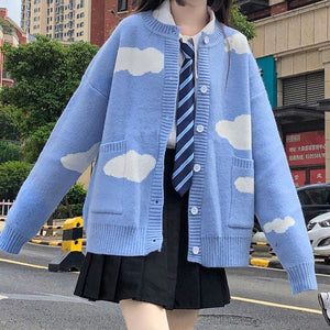Sweet Cloud Sky Fashion Sweater Coat MM1636 - KawaiiMoriStore