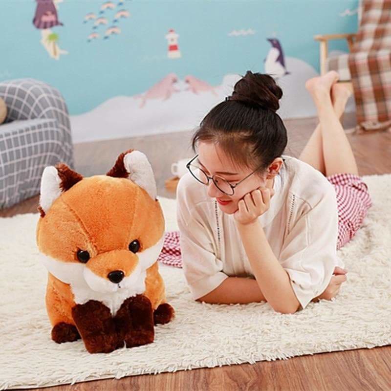 Sweet Cute Fox Albino Orange White Kawaii Plushies MK16080 -