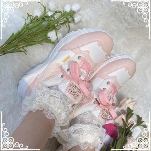 Sweet Lolita Angel wings Sneakers MK15361 - KawaiiMoriStore