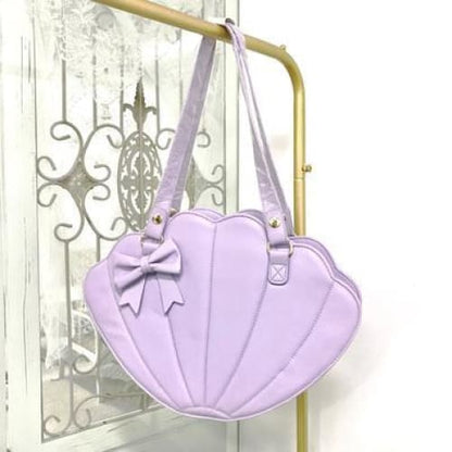 Sweet Lolita Big Shell Bag Cute Bowknot Cosplay Bag MK0799 - KawaiiMoriStore