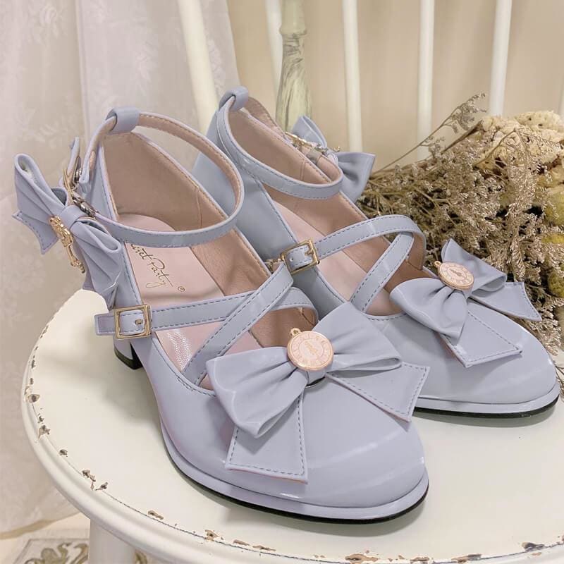 Sweet Lolita Bow Princess Shoes MK15950 - KawaiiMoriStore