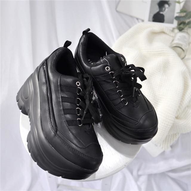 Sweet Lolita Shoes High Heel Casual Sneakers MM0559 - KawaiiMoriStore