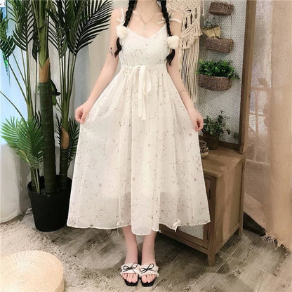 Sweet Starbright Lolita Slip Dress+Sun Protection Coat MK15812 - KawaiiMoriStore