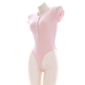 Sweet Sukumizu Solid Color Pajamas Girls Underwear Sleepwear MM0601 - KawaiiMoriStore