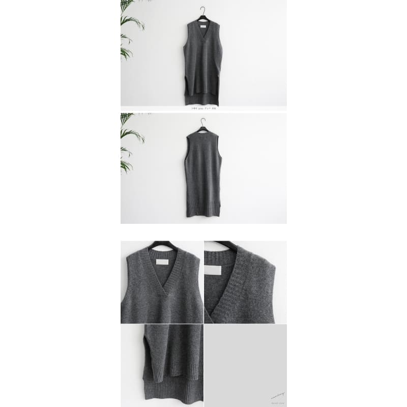 Tolstoy - Long Pullover Vest - vest