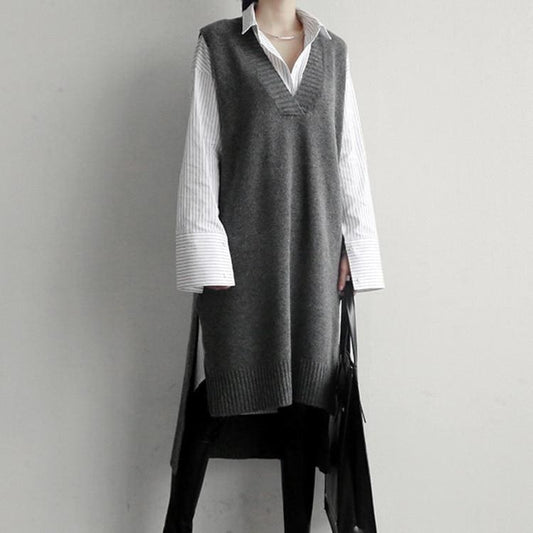 Tolstoy - Long Pullover Vest - vest