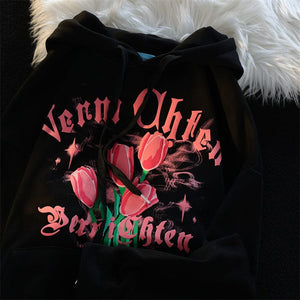 Tulip winter hoodie - Black winter version / M - Hoodie