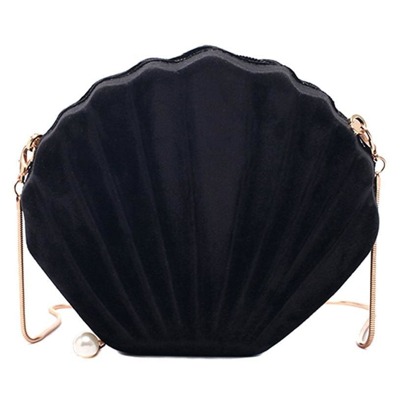 Velvet SeaShell Soft Aesthetic Purse