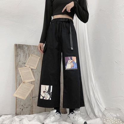 Vigor Girl Wide Leg Pants MK15538 - KawaiiMoriStore