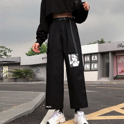 Vigor Girl Wide Leg Pants MK15538 - KawaiiMoriStore