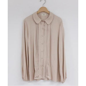 Vintage Cute Sleeveless Vest Plaid Button Dress Shirt MK15777 - KawaiiMoriStore