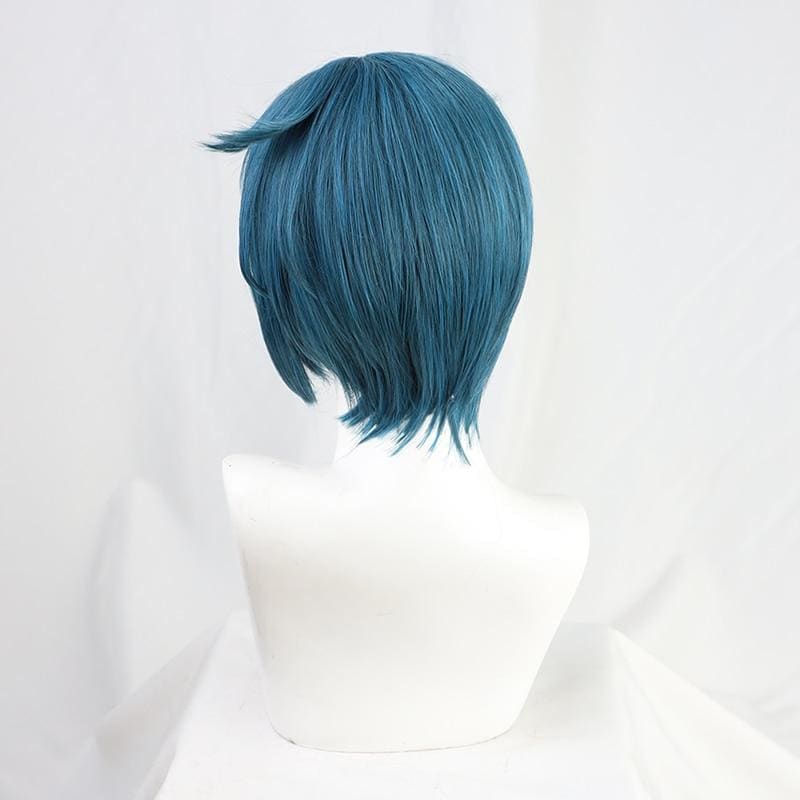 Xing Qiu Genshin Impact Blue Short Cosplay Wig MK15600 - KawaiiMoriStore