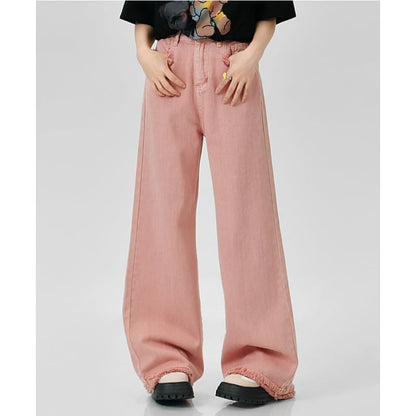 Y2K Style Baggy Long Pink Pants ON621 - pants